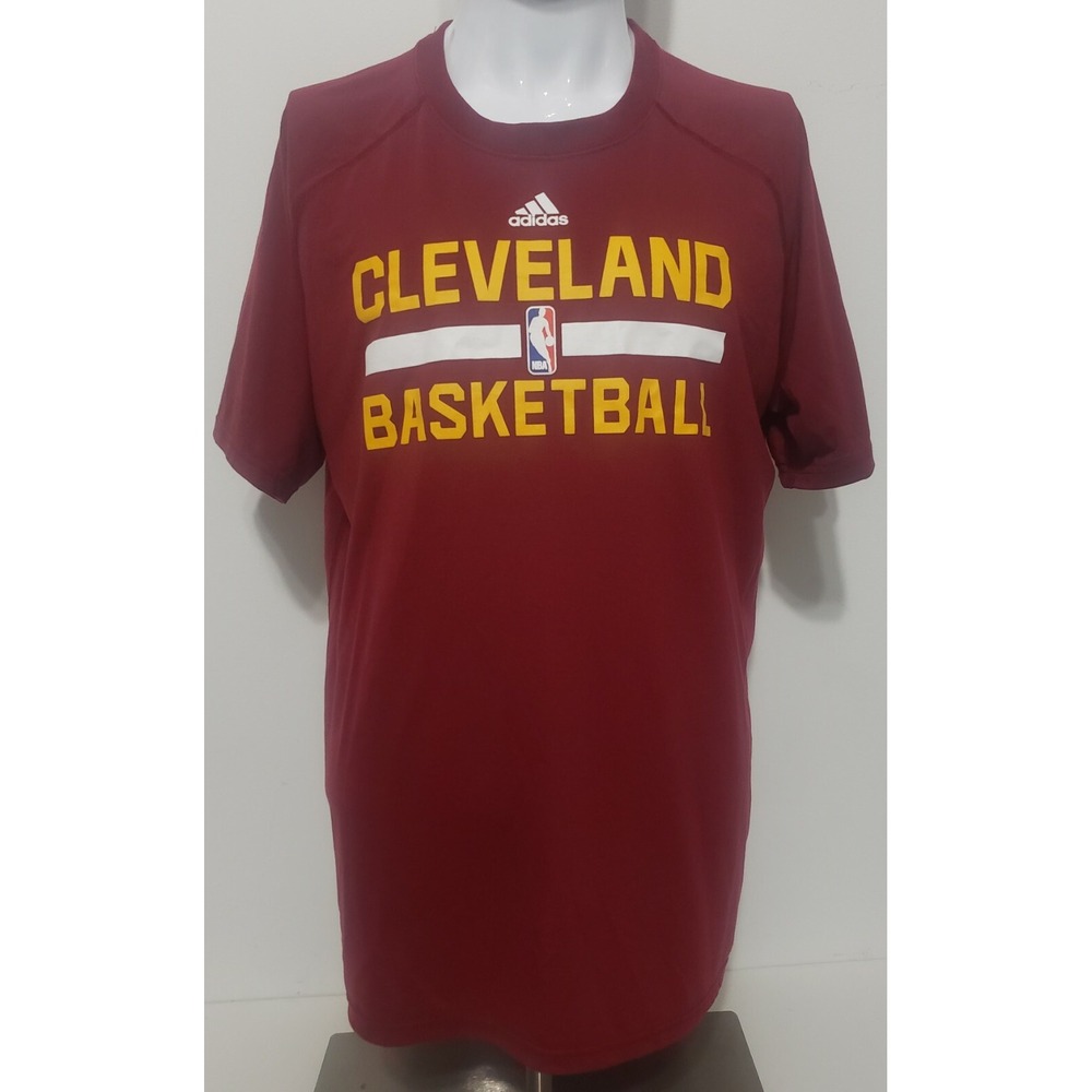 Adidas Cleveland Cavaliers Ultimate T-Shirt Men's Size XL Red Short Sleeve